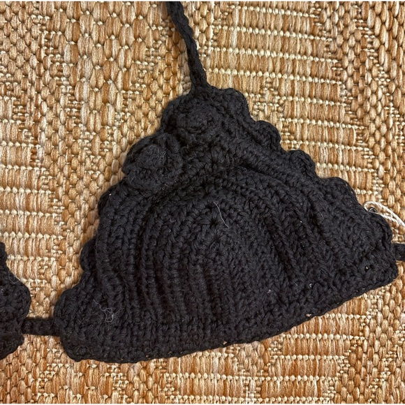 NWT FRANKIES BIKINIS CHLOE CROCHET BIKINI TOP - Picture 4 of 7